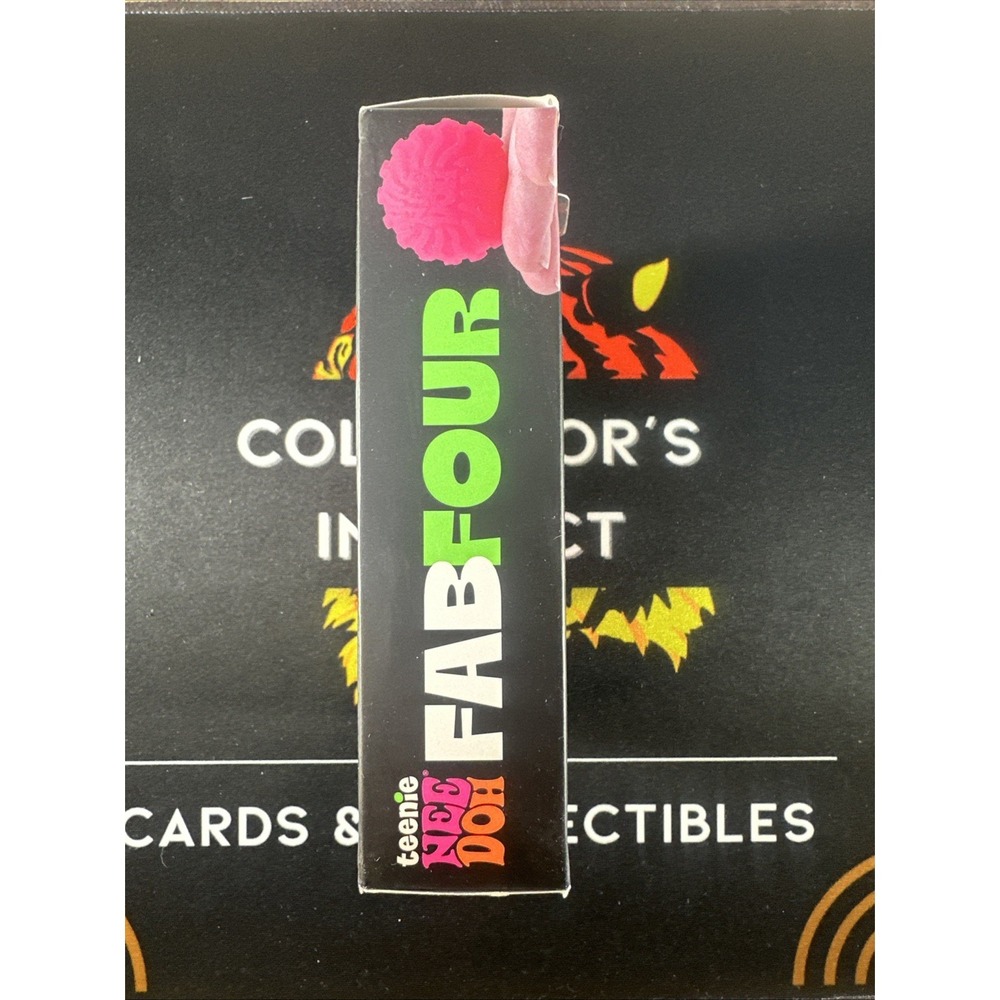 NeeDoh Teenie Fab Four 4-Pack Pink Purple Orange Swirl Schylling NEW - Picture 3 of 16